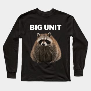 fat raccoon Long Sleeve T-Shirt